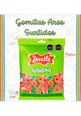 GELATINE AZUCARADA BLANCO/ROSA SURTIDO 150 UNDS DOCILE