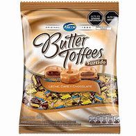 BUTTER TOFFEES SURTIDO LECHE CAFÉ CHOCOLATE 60 UNDS