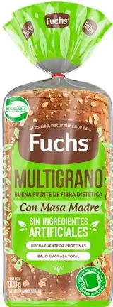 Pan Multigrano Masa Madre Fuchs 350 grs