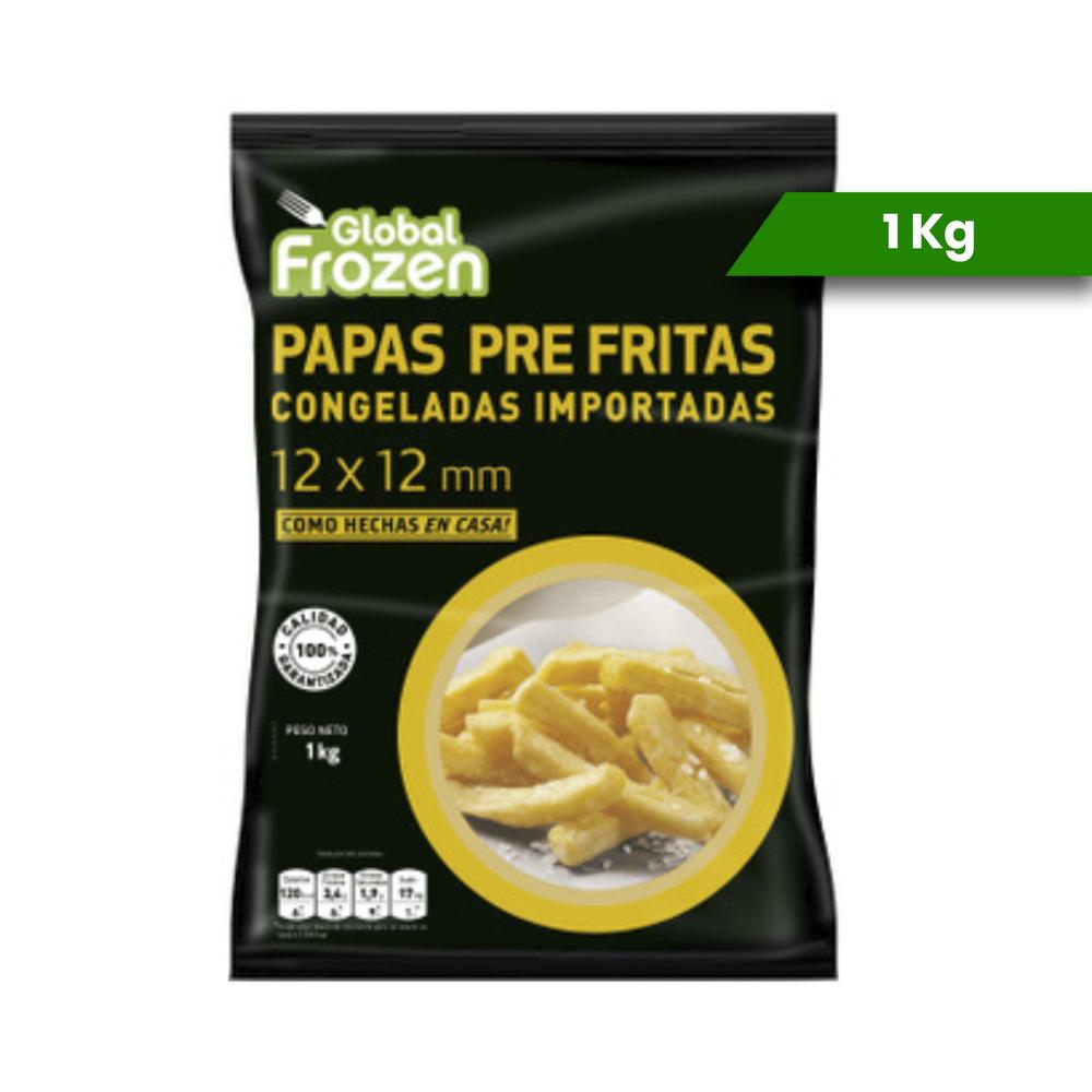 Papas Fritas Global Frozen 12*12mm 1 kilo