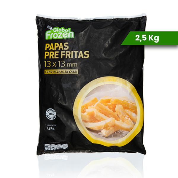 Papas Fritas Global Frozen 13*13mm 2.5 kilos