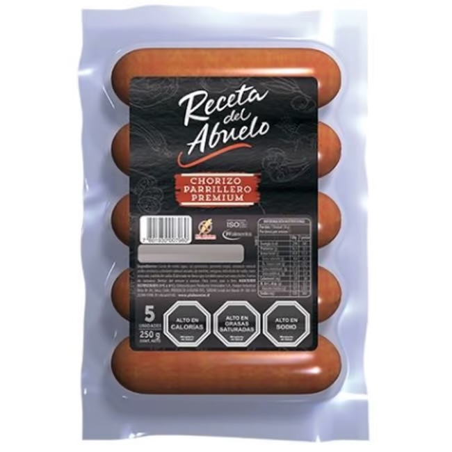 Chorizo Parrillero Receta del Abuelo 250 grs