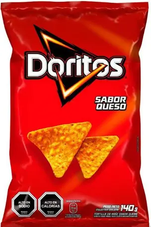 Doritos sabor Queso 140 grs 