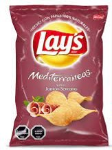 Papas Fritas Jamon Serrano 36grs Lays