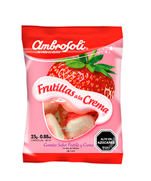 Gomitas Frutilla a la Crema Ambrosoli