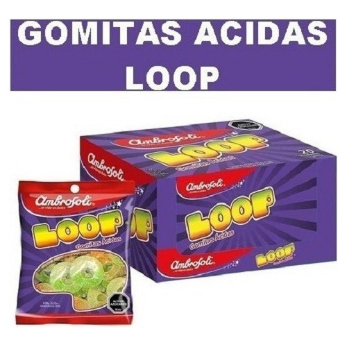 Gomitas Loop Acidas Ambrosoli 20 unidades  