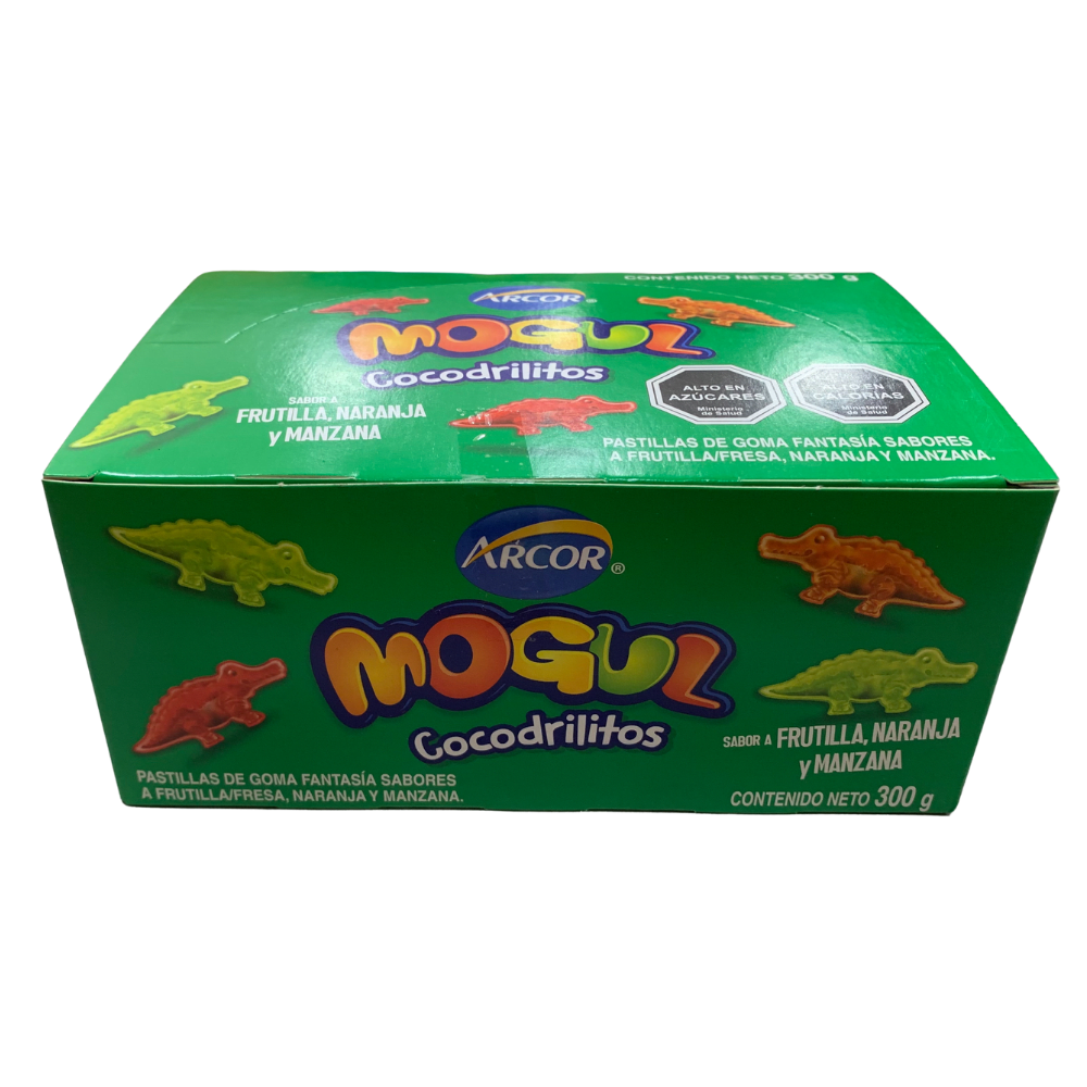 COCODRILITOS DULCE 12 UNDS MOGUL