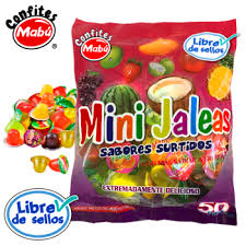 MINI JALEAS SABORES SURTIDOS 50 UNDS MABU