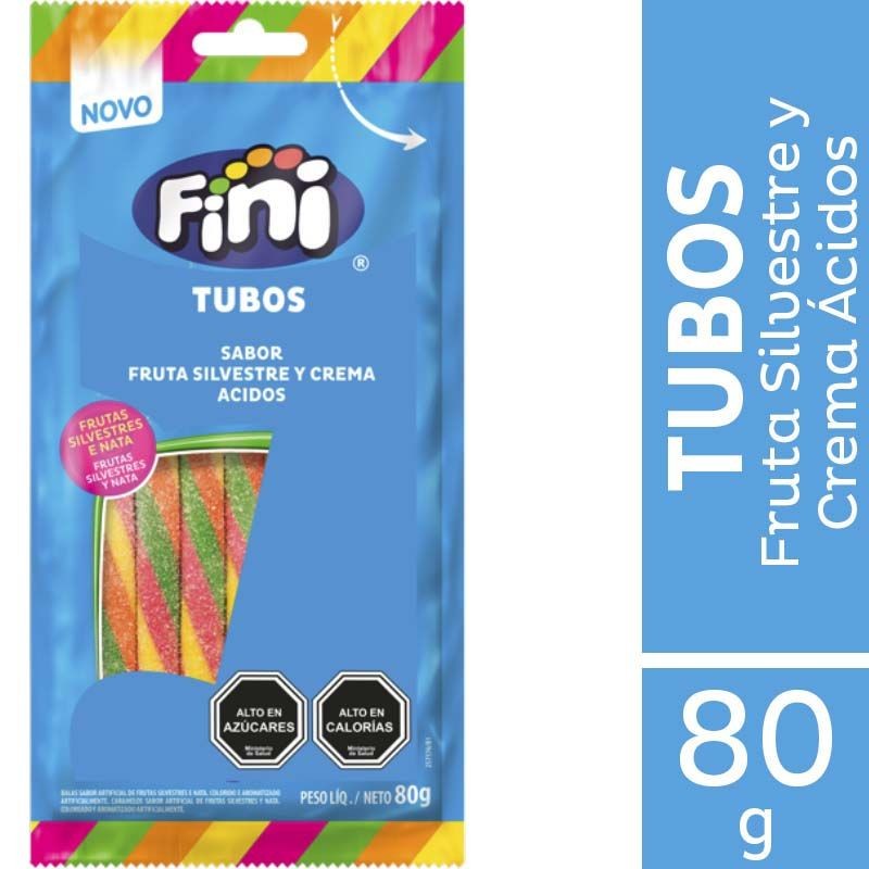 Fini Tubos Frutas Silvestres y Crema 80 grs 