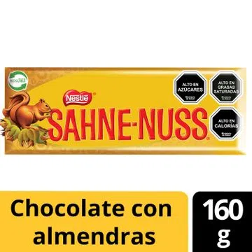 Chocolate Sahne-Nuss Nestle 160grs
