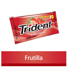 TRIDENT CHICLE FRESA/FRUTILLA 8,5 GRS