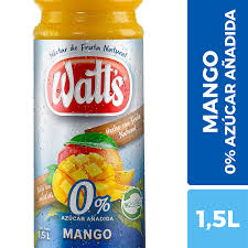 NECTAR WATTS MANGO SIN AZUCAR 1,5L 