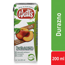 NECTAR WATTS CAJITA DURAZNO 200ML