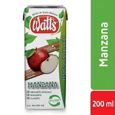 NECTAR WATTS CAJITA MANZANA 200ML