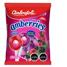 Amberries chupete 12 unidades 