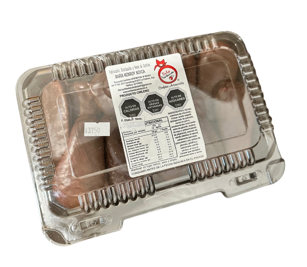 Malva jamón bañada en chocolate 