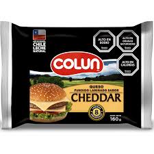 Queso Cheddar Colún 160grs