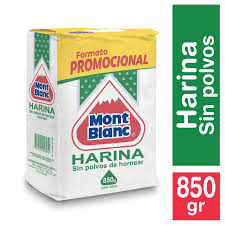 Harina sin polvos de hornear Montblanc 850grs