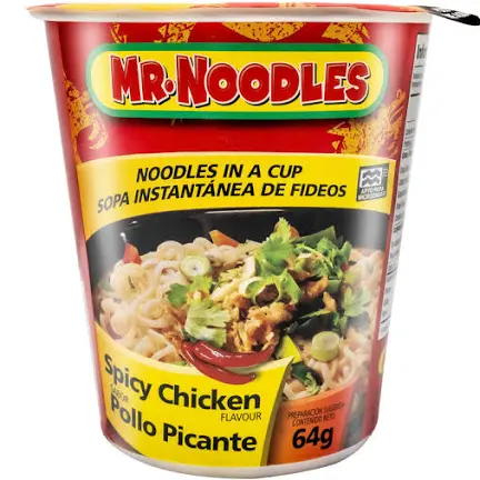 Sopa Instantanea Mr. Noodles sabor Pollo Picante