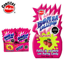 Bomba Lollipop Mabu 24 unidades 