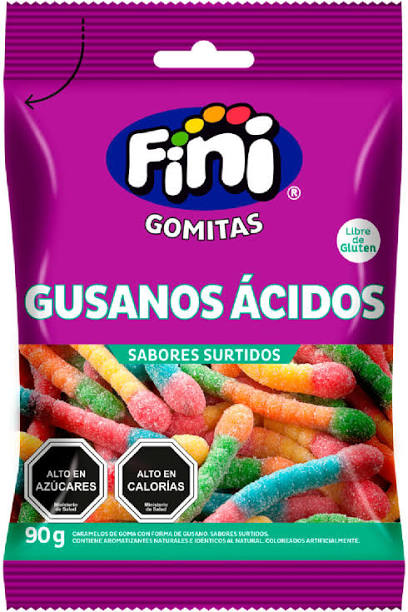 Gusanos gomitas Fini 90grs