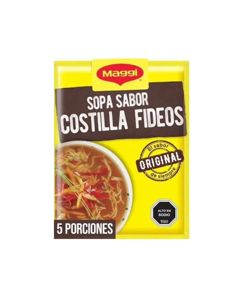 Sopa costilla fideos Maggi 60g