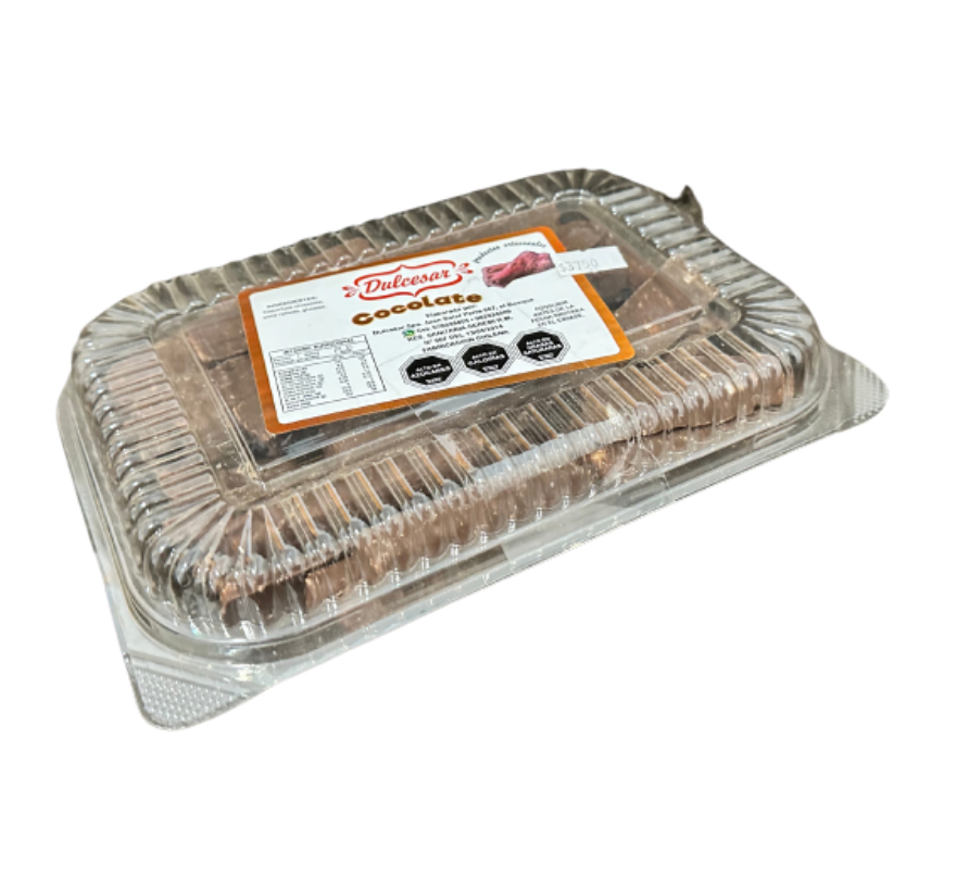 Cocolate coco bañado en chocolate caja 