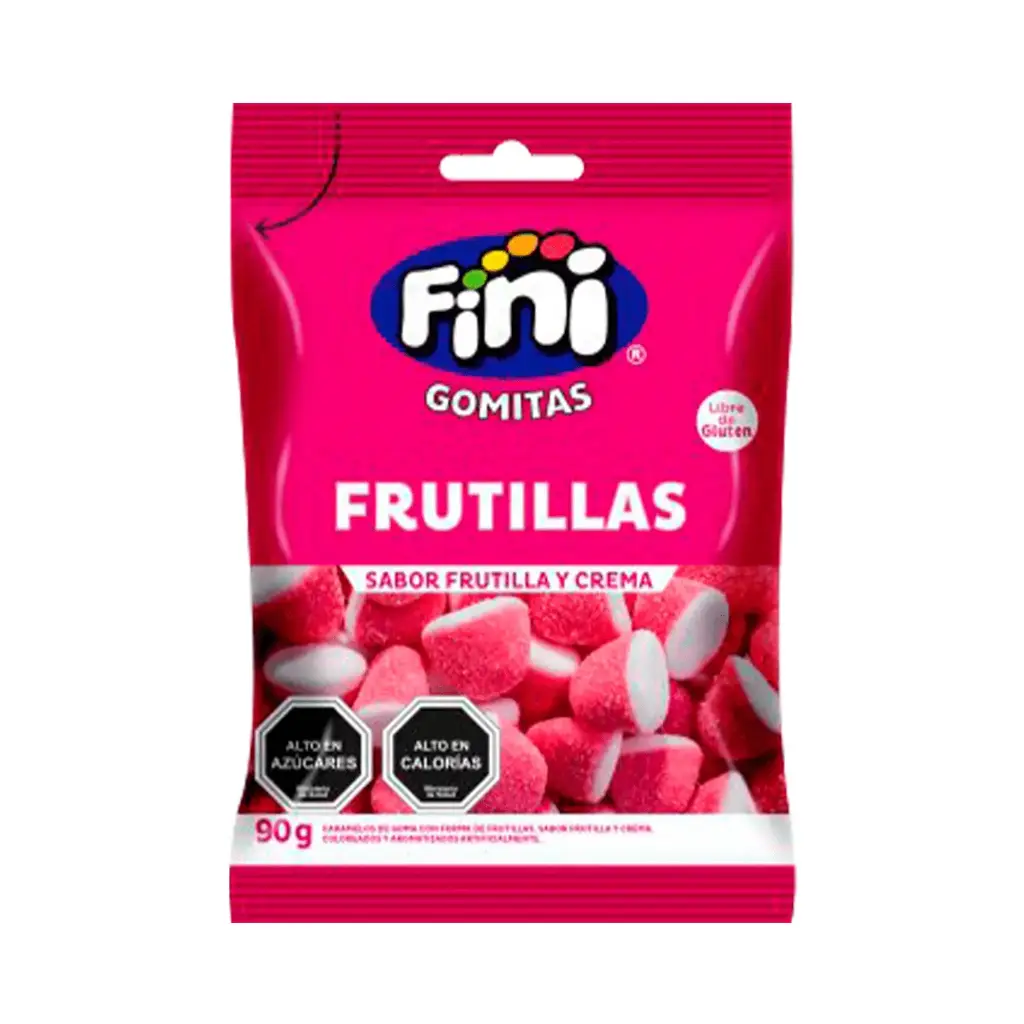 Gomitas Fini frutilla y crema