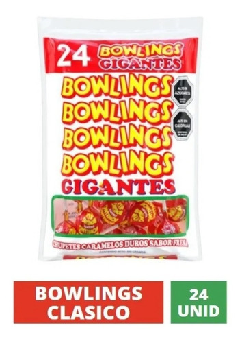 BOWLING GIGANTE  24 UNDS