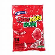 BON BON BUM FRESA ORIGINAL 24 UNDS