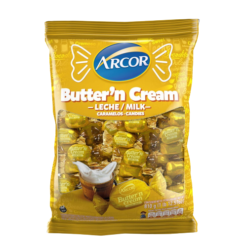 Arcor Butter Cream Leche 180 Unidades