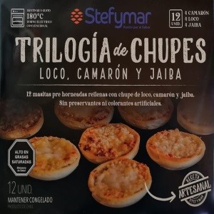 Trilogía de Chupes Loco, Camarón y Jaiba 12 unds Stefymar