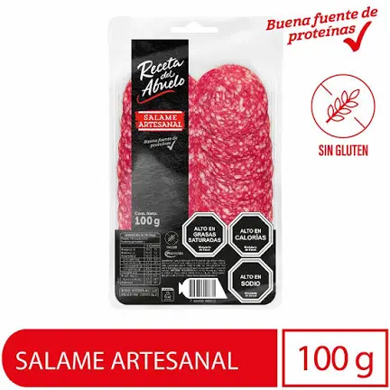 Salame Artesanal 100 grs Receta del Abuelo 