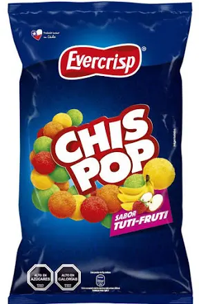 Chis Pop Tuti Fruti220 grs Evercrisp