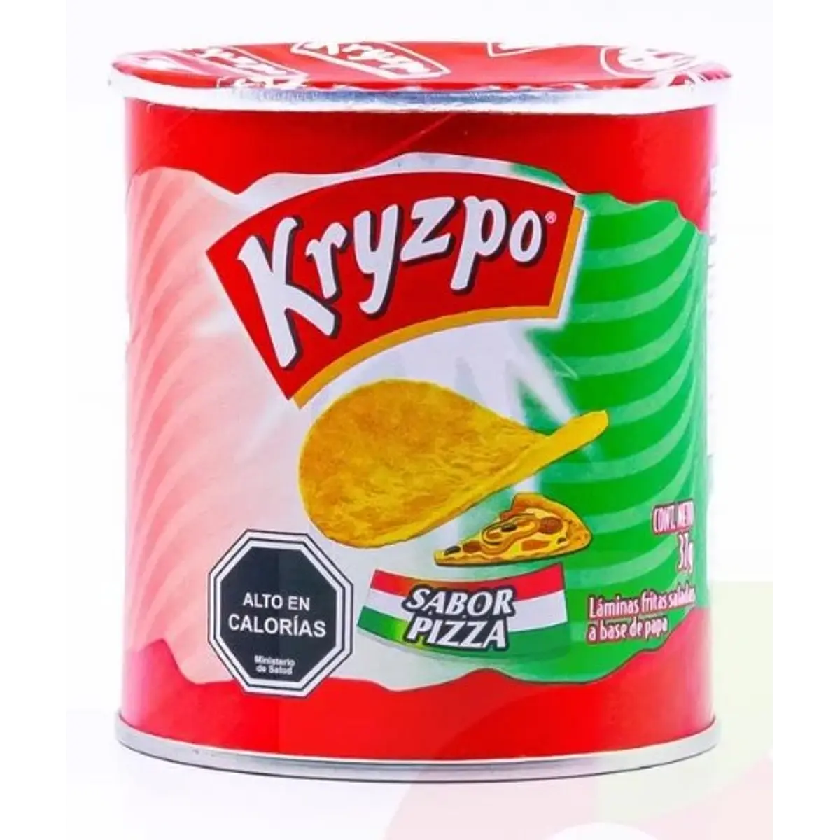 Pack Papas Fritas Pizza 6 unds 37 grs Kryzpo