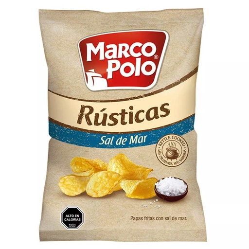 Papas Fritas Rústicas Sal de Mar 150 grs Marco Polo 