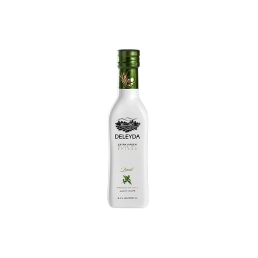 Aceite Oliva Especie Albahaca Extra Virgen 250ml Deleyda