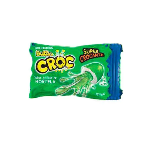CHICLE BUZZY CROC MENTA 1 UND