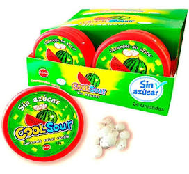 CARAMELO COOL SOUR SABOR SANDIA 24 UNDS 