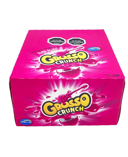 CHICLE GROSSO CRUNCH TUTTI FRUTI 40 UNDS ARCOR