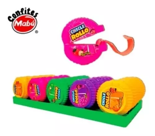 CHICLE ROLLO SABORES SURTIDOS 1 UND