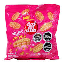 Dos en Uno Mini Galletas Frutilla 152g