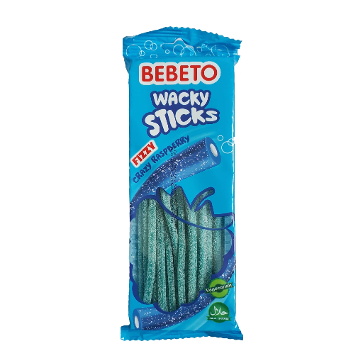 BEBETO Wacky Sticks Frizzy crazy raspberry 180g