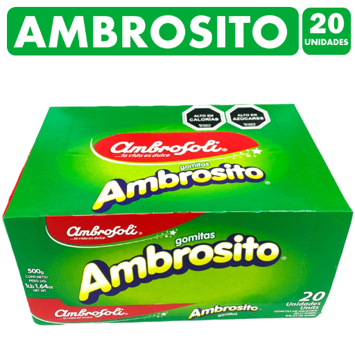 Ambrosoli Ambrositos Gomitas Osos 500 grs 20 unidades