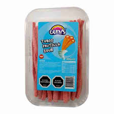 GUNY´S TUBOS FRUTILLA SOUR 300 GRS