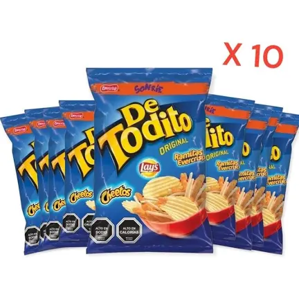 EVERCRISP DE TODITO PACK 10 UNIDADES