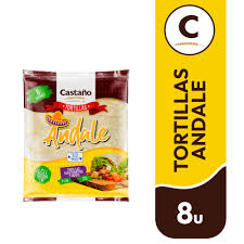 CASTAÑO TORTILLAS ANDALE 21 CMS 8 UNIDADES