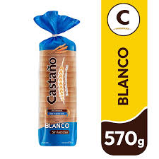 Castaño Pan Molde Blanco 570 Grs