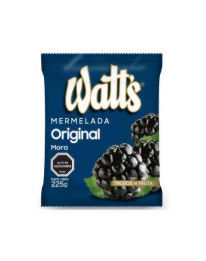 WATT´S MERMELADA MORA 225 GRS