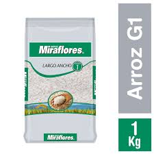 MIRAFLORES ARROZ GRANO LARGO ANCHO GRADO 1KG